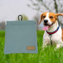 Outdoor Dog Walking Pet Snack Bag, Waterproof Canvas Dog Poop Bag Dispenser With Elastic Clip, Dog Food Bag - Multicolor - View 14