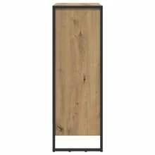 vidaXL Biblioteca de madera artesanal 80 x 30 x 155 cm Madera de ingeniería - Marrón - Ver 6