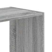 Bibliothèque VidaXL Sonoma Gris 102x32x108 cm en bois d'ingénierie - Gris - Voir 7
