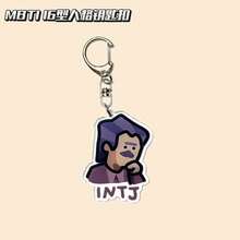 MBTI 16 Personality Type Keychain, Cute Cartoon Pendant, Creative Gift For Students, Toys, Gifts, Birthday, Christmas - Multicolor - View 19