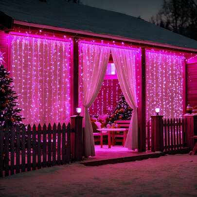 USB供电LED仙女灯串，带遥控器，8种模式，适用于婚礼、情人节、家居装饰