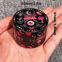 2英寸（50毫米）卡通金属研磨器锌合金碎烟器四层手动研磨器雪茄吸烟配件工具礼品 - 2inch - 查看 8