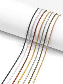 2m Fashion Steel Snake Bone Chain For DIY Jewelry Making, Bracelets, Necklaces - Chain - View 5