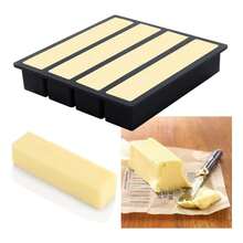 TendenciaMolde Bandeja Tira Hielos Silicona Mantequilla Café RefrescoCalidad premium - Negro - Ver 8