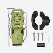 适用于电动滑板车/摩托车的通用杯架 - 可旋转自适应车把水壶架，无需钻孔