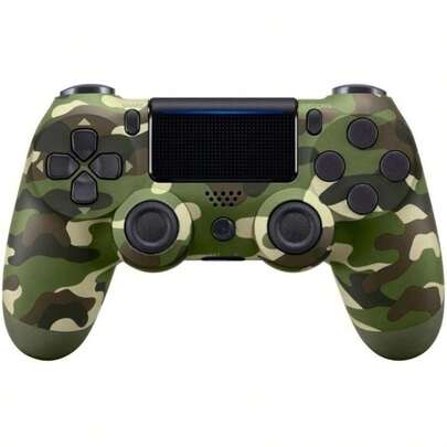 PS-4 Controller, PS-4 Controller Wireless, With USB C Cable/1000mAh Battery/Dual Motors/6-Axis Gyro/3.5mm Audio Jack/Multi Touch Pad/Share Button, PS-4 Controller Compatible With PS-4/Slim/Pro/PC - Controller For PS-4 Remote For Playstation 4/Pro/Slim With Double Shock/Stereo Headset Jack/Touch Pad/Six-Axis Motion Control