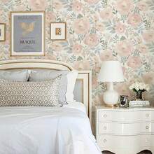 1 Roll Of Sweet Plant And Flower Wallpaper, Exquisite Indoor Decoration Film, Suitable For Decorating Wallpaper In Living Rooms And Bedrooms, Various Room Wall Decoration Wallpapers, Cabinet Wall Renovation, Easy To Install, Handmade Craft Film - Multicolor - View 4