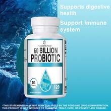 PSLALAE Probiotics 60 Billion - Organic Prebiotics - Colon Cleansing, Promote Gut Health And Regularity, And Boost The Immune System - 60pcs - 60 viên nang - Xem 4