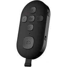 Bluetooth Remote Control Page Turner, Clicker Scroll Ring For Novelty Camera Video Recording Shutter Button Selfie, Rechargeable Finger Remote Control, 39508708 - 黑色 - 查看 1