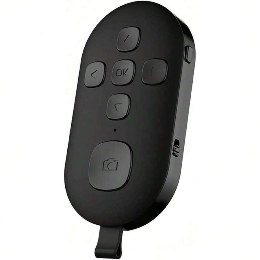 Bluetooth Remote Control Page Turner, Clicker Scroll Ring For Novelty Camera Video Recording Shutter Button Selfie, Rechargeable Finger Remote Control, 39508708 - 黑色 - 查看 1