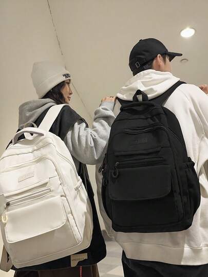 男士尼龙背包 - 耐用多隔层背包，适合旅行、上学、工作和健身 - 非常适合学生和户外探险、旅行 | 多功能背包 | 结实耐用的旅行背包