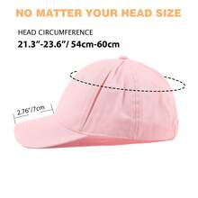 1pc Plain Solid Color Ponytail Baseball Cap For Women, Fashion Sports Visor Hat For Outdoor Sun Protection
