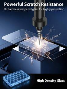 Bộ 3 miếng dán màn hình cường lực siêu nét, phủ toàn màn hình, tương thích với iPhone 17/17Pro/17Air/17Pro Max, 16/16Pro/16Plus/16Pro Max, 15/15Plus/15Pro/15Pro Max, 14/14Plus/14Pro/14Pro Max, 13 Mini/13/13Pro/13Pro Max, 12 Mini/12/12Pro/12Pro Max, 11/11Pro/11Pro Max. Chống trầy xước, chống sốc, chống bám vân tay, độ cứng 9H, dễ dàng lắp đặt. Phụ kiện bảo vệ màn hình thiết yếu, thích hợp sử dụng hàng ngày, văn phòng, nhà. Miếng dán màn hình điện thoại, phụ kiện điện thoại, chống nước, chống sốc, chống rơi, chống trầy xước. - Trong sáng - Xem 5