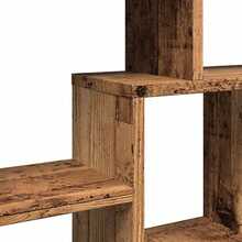vidaXL Wandregal, Antik-Holz-Finish, 85 x 16 x 52,5 cm, Holzwerkstoff - Braun - Übersicht 7