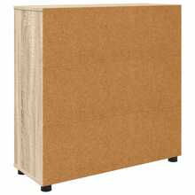 vidaXL Armario de almacenamiento madera Sonoma 80 x 31 x 81 cm - Marrón - Ver 10