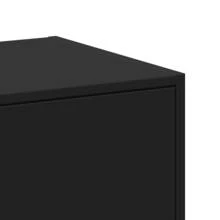 vidaXL Armadio da apothicaire nero 30x41x174,5 cm in legno d'ingénierie - nero - Visualizzare 8