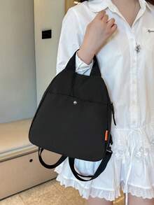 多隔层防盗尼龙双肩包，女士钱包，多功能时尚日用包，多口袋轻便旅行包，大容量简约书包，便捷书包，适合学生、护士、教师、商务人士、旅行度假、商务出行、日常通勤、购物、办公、约会、徒步、训练、工作、生日礼物、节日礼物、背包 - 彩色 - 查看 10