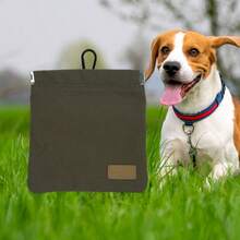 Outdoor Dog Walking Pet Snack Bag, Waterproof Canvas Dog Poop Bag Dispenser With Elastic Clip, Dog Food Bag - Multicolor - View 16