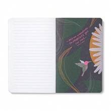 Softcover Journal - We Can Begin By Doing Small Things. – A Write Now Journal With 128 Lined Pages, 5"W X 8"H - BirdGrey - View 6