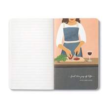 Compendium Softcover Journal - Life Is To Be Enjoyed. – A Write Now Journal With 128 Lined Pages, 5″W X 8″H - EnjoyPink - View 7