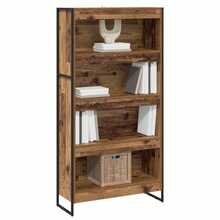 vidaXL Bibliothèque 2 pz Bois Ancien 80 x 30 x 155 cm - Castano - Visualizzare 3