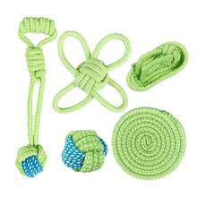 7 piezas Juguetes de correa para perros, juguetes masticables duraderos para juego interactivo con perros medianos y pequeños, ayuda a limpiar los dientes, aliviar el aburrimiento, juego de tirar, masticado poderoso, juguetes dentales de cuerda de algodón para cachorros - Multicolor - Ver 30