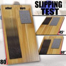 antideslizantes para alfombras, 2 x 6, 1 4 pulgadas de grosor, fieltro goma de doble capa, proporciona proteccin y amortiguacin para suelos de madera dura o azulejos - 2X6Fieltrohule14pulg - Ver 4