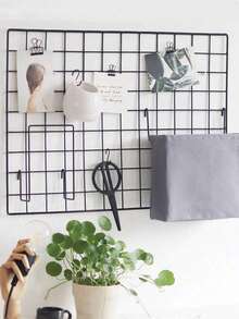 1 Khung trưng bày ảnh phong cách Bắc Âu | Trang trí nhà hiện đại bằng lưới thép, giá treo ảnh gắn tường, bảng ghép ảnh, tấm lưới kim loại gắn tường, khung ảnh tự lắp ráp, giá đựng nhiều ảnh gấp gọn (màu kẹp ngẫu nhiên). Đồ dùng phòng ngủ, trang trí nhà cửa, phụ kiện phòng ngủ, đồ trang trí phòng ngủ. - Nhiều màu - Xem 4