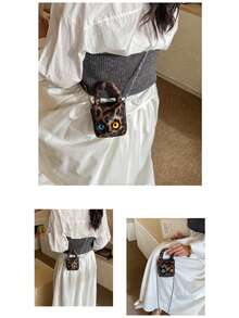 New 3D Stereoscopic Cat Bag, Cute Earphone Case, Mini Punk Style Handbag, Coin Purse, Evening Clutch - Cat Bag - View 11