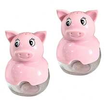 TendenciaSalero Pimentero De Puerquito  Vidrio 6 Piezas  Calidad RosaCalidad premium - ROSA - Ver 3