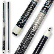 58-Inch Cue Stick & Carbon Fiber Pool Cue - 12.5mm Tip, 19-21oz, High Hardness And Precision, Suitable For Professional Tournaments, Detachable, For Snooker, Recreational Pool, English Pool, Chinese Pool, Carom, 8-Ball And 9-Ball