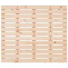 vidaXL Tête de lit murale 96x3x91,5 cm Bois maciço de alfinete - Castanho - Ver 4