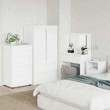vidaXL Armarios de almacenamiento 2 unidades blanco 60 x 48 x 105 cm - Blanco - Ver 1