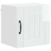 vidaXL Armadio da cucina 2 pz Blanc brillante 40 x 31 x 40 cm - Bianco - Visualizzare 5