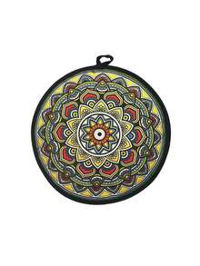 波西米亚曼陀罗图案保温食品袋 - 可重复使用的保温午餐卷饼袋，适用于厨房/野餐，时尚圆形保温/保冷容器 - 彩色 - 查看 14