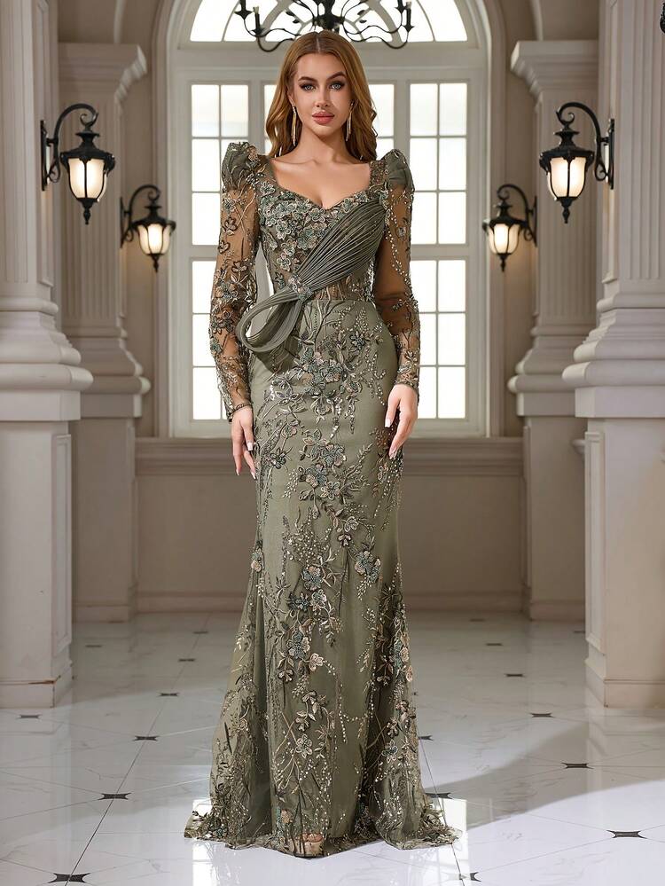 amazon dress for wedding guest 17 Dresses on That Look Boutique-Worthy YGroup_odela-strapless-drop-waist-maxi-dress ASOS Design - Maxi Color:FOREST FOG