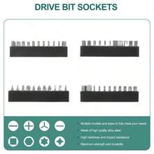 216pcs 1/2" 1/4" 3/8" Socket Wrench Spanner Set With Bits Mechanic Tool Kit - 216-piece - View 7