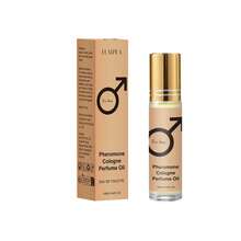 FLATPEA 持久留香男士费洛蒙香水油，高品质，天然木质香调，清新怡人，高级滚珠香水，奢华无酒精配方，金色优雅设计，释放您的魅力，吸引他人，约会香水，理想的节日礼物 - 金色標誌滾珠 - 查看 7