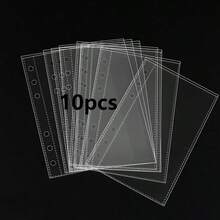A6 Transparent Color-Changing Butterfly Polka Dot Binder, Transparent Soft Cover Binder Set, Replaceable Album Binder Refill, Replaceable Inner Pages, High-Quality PP Material, Transparent PET Sticker Board, Binder Back Paper, Suitable For Storing Beautiful Photos, Sticker Books, Stamp Books - Multicolor - View 15