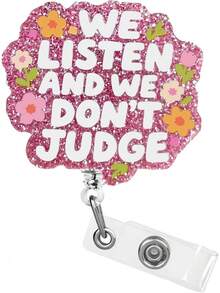 Funny Badge Reel Retractable For ID Name Tag, Please Be Patient With Me, Cute Badge Holder With Retractable Alligator Clip For Nurse, Doctor, Nursing Student, Hr, Office Workers - I Am Not - View 9