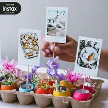 FujiFilm Mini White-Edged Instant Photo Paper, Compatible With All Mini Camera Models, Long-Lasting And Vibrant Colors, Instant Image Capture, Essential For Travel Journaling And Creative Projects. White. - White - View 3