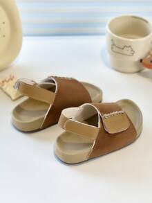 Kids Sandals, Casual Versatile Children's Beach Shoes, 2026 New Summer Fashion Sandals For Boys And Girls, Open Toe Hook And Loop Closure Kids Shoes - Yellow - View 5