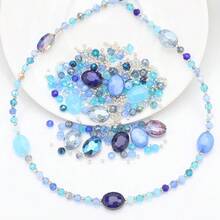 12MM Oval Bull Eye Flat Bead Multi-Color Glass Bead DIY Mobile Phone Chain Necklace Set In Stock Wholesale