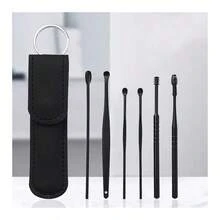 Spiral Ear Wax Cleaner Tool Set Gentle Effective Earwax Removal - Đen1 - Xem 8