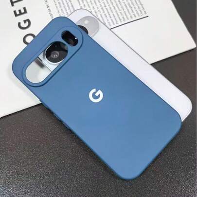 1 pieza Funda de teléfono de silicona líquida de lujo a prueba de golpes con forro de terciopelo, adecuada para Pixel 6/6 Pro/6A/7/7 Pro/7A/8/8 Pro/8A/9/9 Pro/9 A/9 Pro XL/10/10 Pro/10 Pro XL