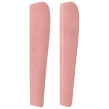 vidaXL Tête de lit avec oreilles Rose 147x23x118/128 cm velours - Rose bonbon - Voir 4