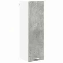 vidaXL Armadio sospeso Grigio cemento 30 x 31 x 100 cm Bois d'ingénierie - Grigio - Visualizzare 2