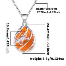 1pc Elegant & Fashionable 925 Sterling Silver Synthetic Cubic Zirconia Butterfly Accent Necklace, Suitable For Women's Daily, Party, Date, Gift - Silver - View 4