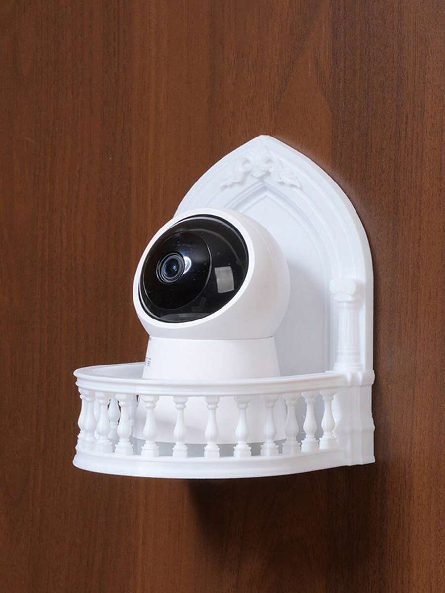 1 pezzo Supporto per telecamera per la camera dei bambini, staffa da parete senza foratura, supporto per sorveglianza telecamera, rastrelliera da parete senza chiodi per la sorveglianza domestica - Multicolore - Visualizzare 1