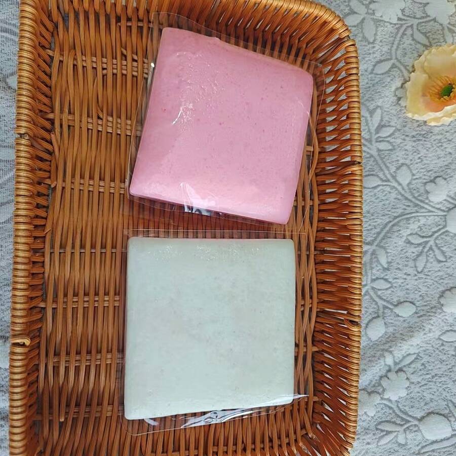 New Dual-Color Milk Cake Modeling Clay, Slow Rebound Squeeze Toy, Anti-Stress Relief Toy With Super Sticky And Smooth Texture - Multicolor - View 1